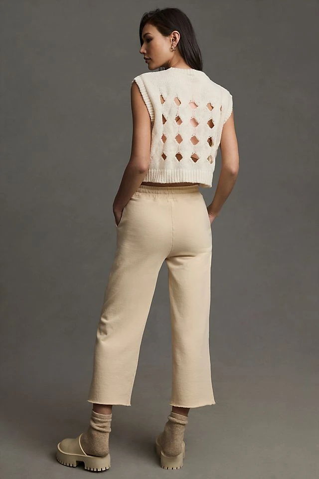 Wholesale ???? Sundry Wide-Leg Sweatpants IVORY ???? - Image 3