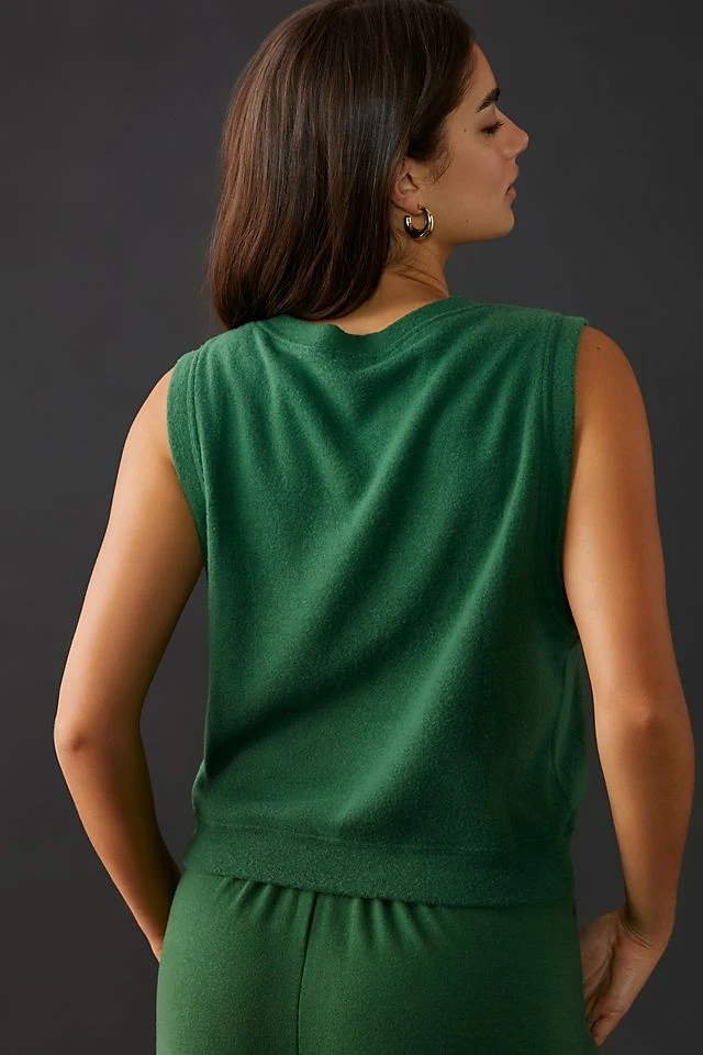 Brand new ✔️ Donni Sweater Vest DARK GREEN ???? - Image 2