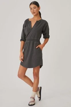 Buy ❤️ Daily Practice By Anthropologie Utility Mini ???? Dress BLACK ????
