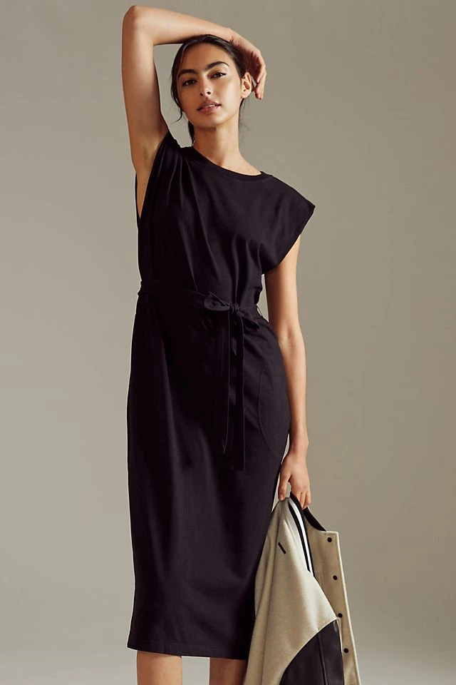 Deals ✔️ Velvet By Graham & Spencer Kenny Midi ???? Dress BLACK ???? - Image 3