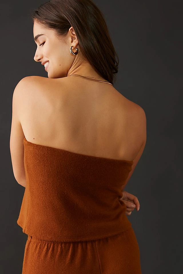 Hot Sale ⌛ Donni Sweater Tube Top BRONZE ???? - Image 3