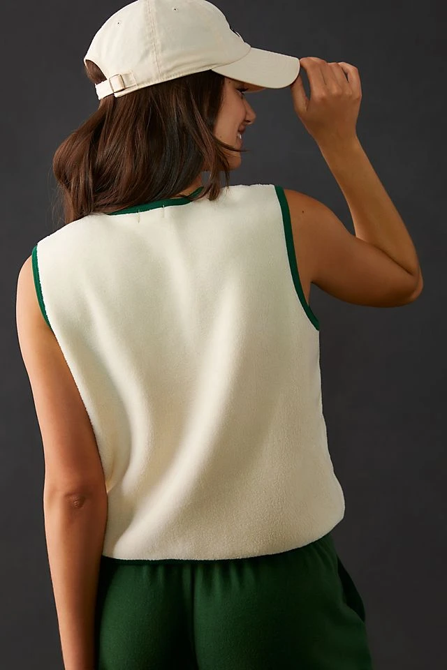 New โ๏ธ Donni Polar Fleece Vest CREAM โ - Image 2