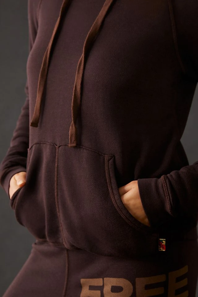 Budget ⭐ FREECITY Superfluff Lux Pullover Hoodie Sweatshirt BROWN ???? - Image 3