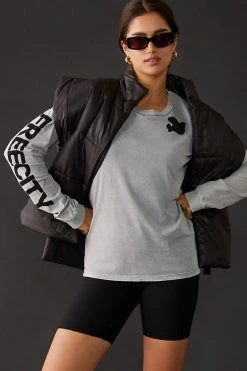 Best reviews of ???? FREECITY ARTISTS WANTED Super Vintage Long-Sleeve Tee LIGHT GREY ????