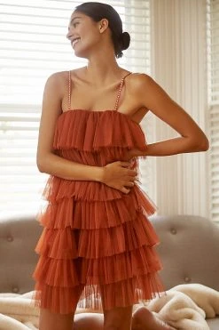 Best Pirce ???? Love Stories Ruffle ???? Dress MANGO ????