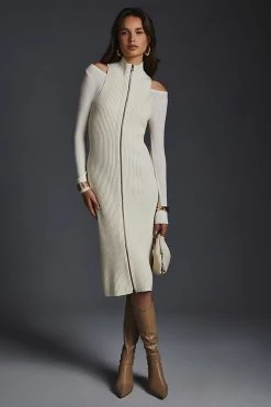 Wholesale ???? Daily Practice By Anthropologie Two-Piece Turtleneck Sweater ???? Dress IVORY ❤️