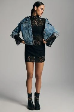 Best reviews of ???? Only Hearts Midnight Lace Belle Mini ???? Dress BLACK ????