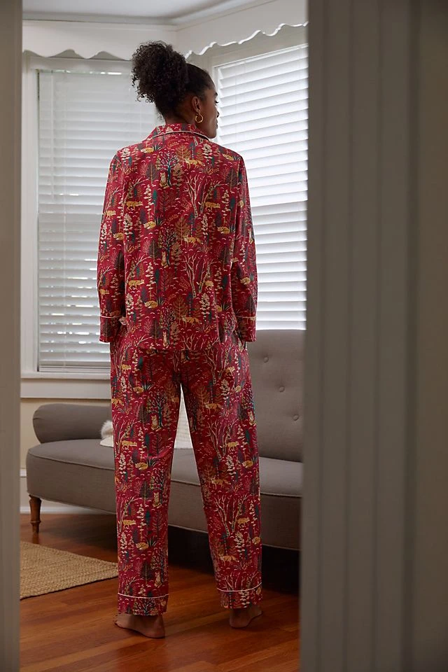 Hot Sale ???? Printfresh Fox Long-Sleeve Sleep Set RED ???? - Image 4